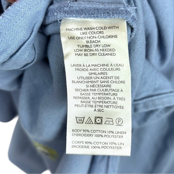 FREE PEOPLE EMORY DAISY EMBROIDERY MILKMAID COTTON LINEN RELAXED BOHO MIDI DRESS - Picture 15 of 16